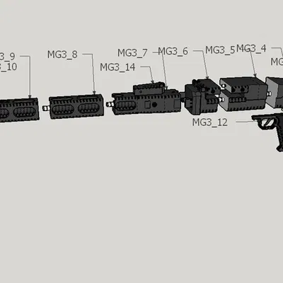 Mô hình MG3 Tỉ Lệ 1:1 Cho Dân Cosplay và Sưu tầm