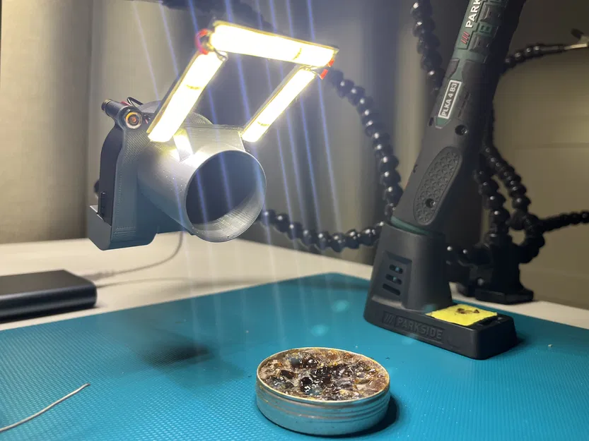 Máy Hút Khói Hàn Có Đèn Chiếu Sáng Tiện Lợi - Image 2