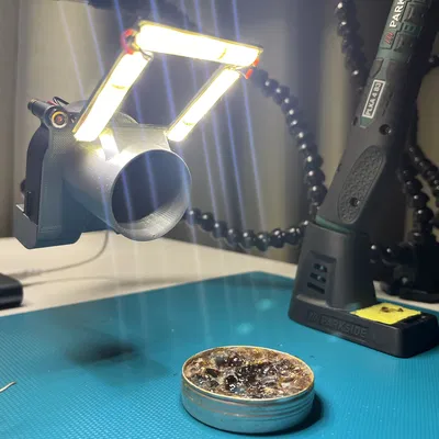 Máy Hút Khói Hàn Có Đèn Chiếu Sáng Tiện Lợi