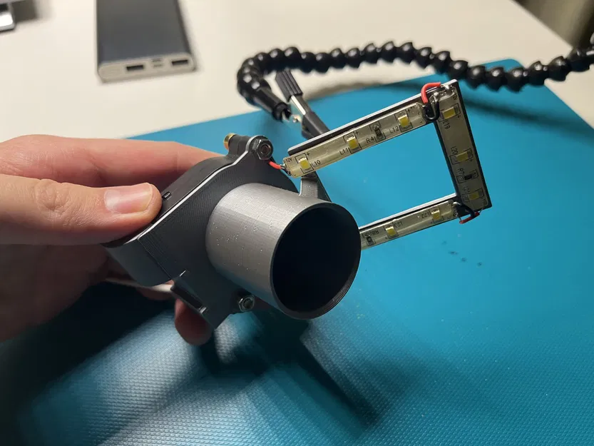 Máy Hút Khói Hàn Có Đèn Chiếu Sáng Tiện Lợi - Image 6