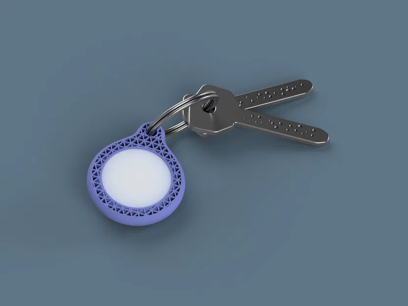 Ốp lưng Airtag (Phiên bản lưới tam giác mịn) - Image 1