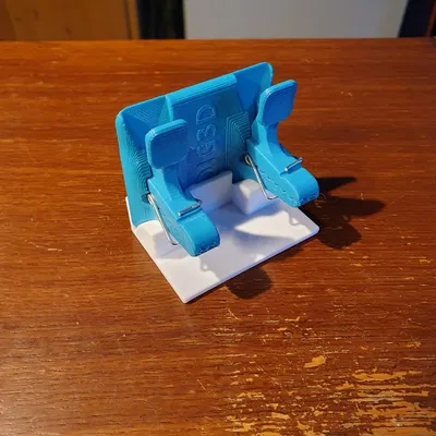 Đế Ngang Cho Solderfingers2_single_5mm của idig3d