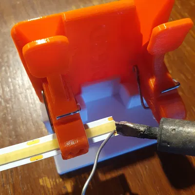 Đế Ngang Cho Solderfingers2_single_5mm của idig3d