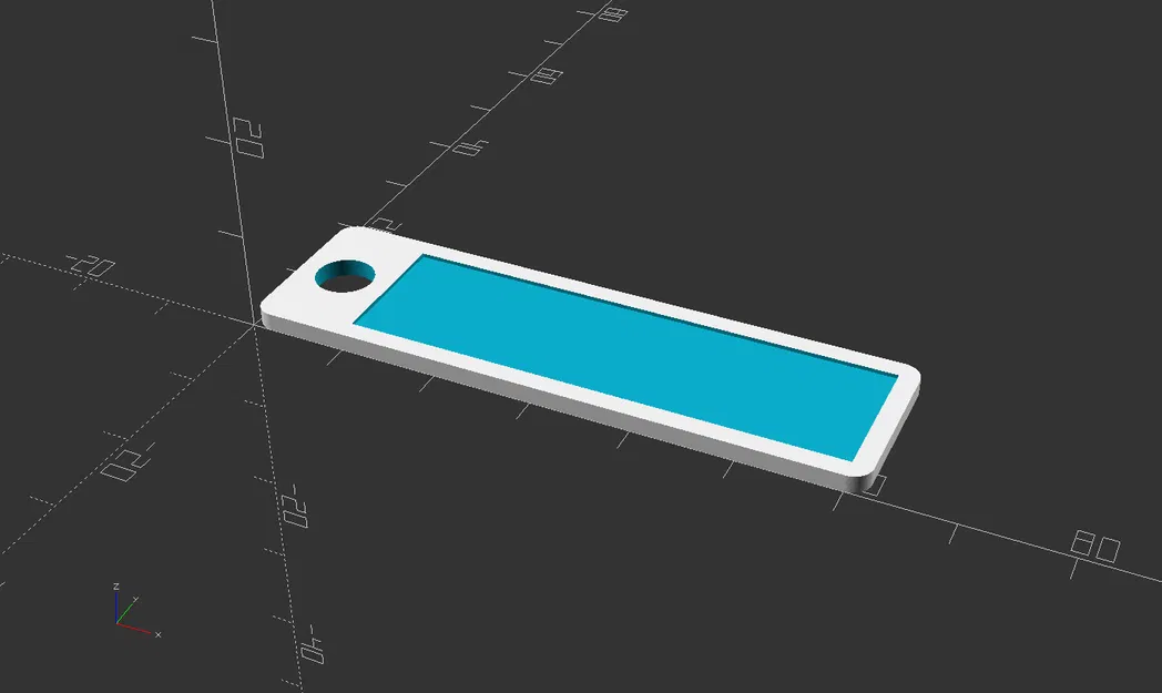 Móc Khóa Tùy Chỉnh Có Khe Cắm Nhãn - Image 1