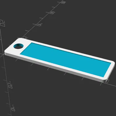 Móc Khóa Tùy Chỉnh Có Khe Cắm Nhãn