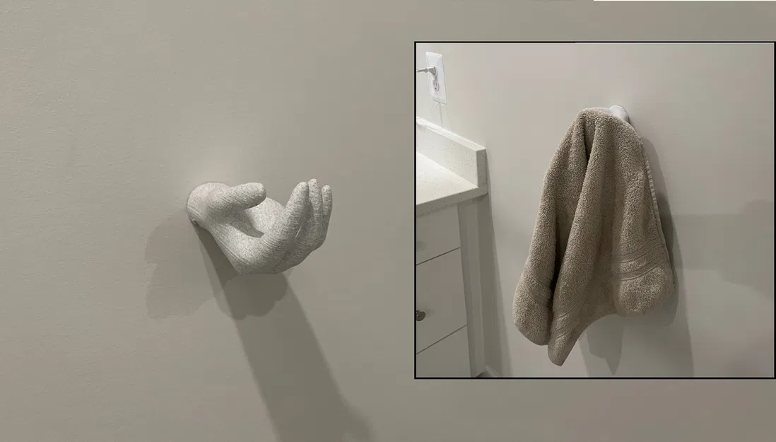 Giá Đỡ Khăn Tay Hình Bàn Tay - Image 1