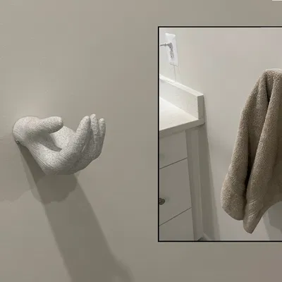 Giá Đỡ Khăn Tay Hình Bàn Tay