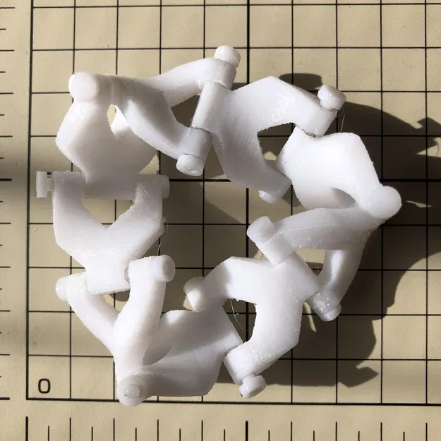 Mô hình 3D Mobius Kaleidocycle - Image 3