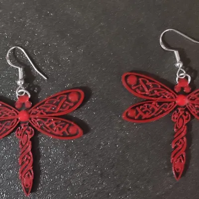 Bông Tai Chuồn Chuồn 3D