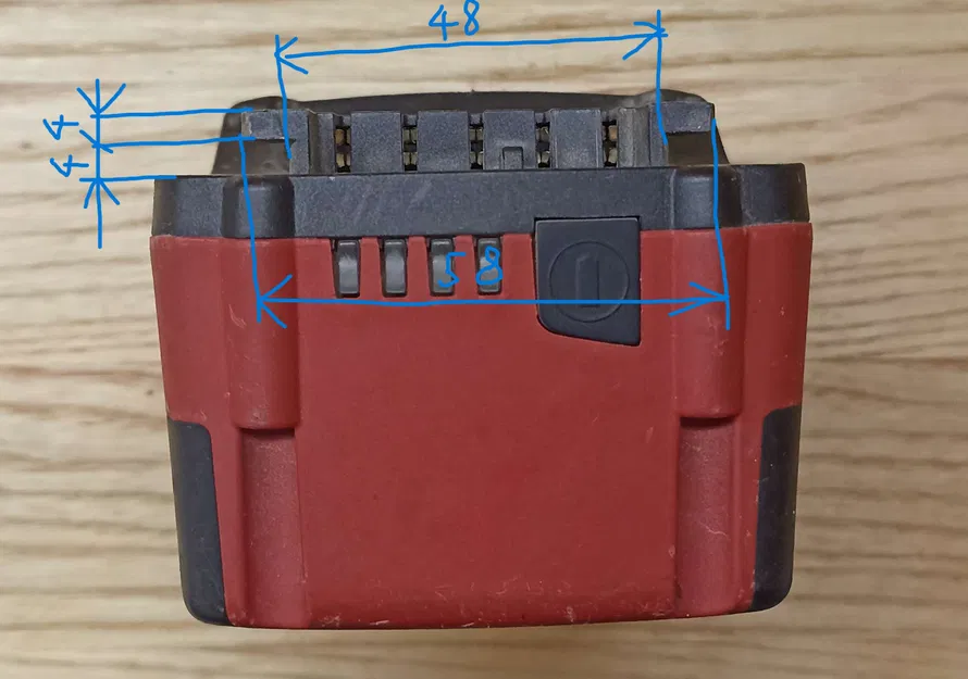 Giá đỡ pin máy khoan/vặn vít AKU (Metabo) - Image 3