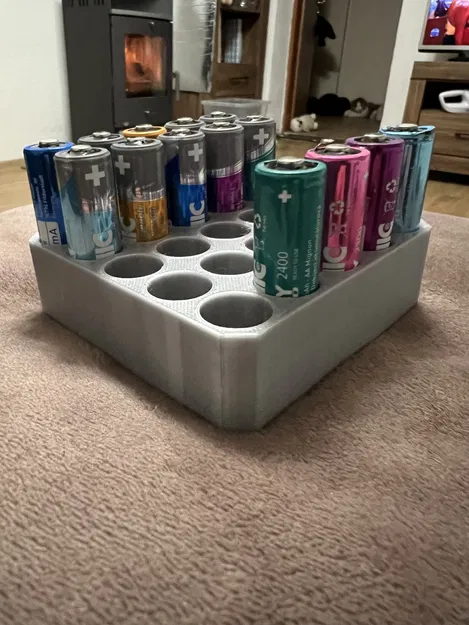 Giá đỡ pin AA - Stand for AA batteries - Image 2