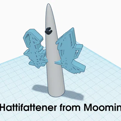 Mô hình Hattifattener từ Moomin