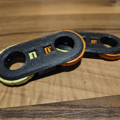 Bánh xe số đầy đủ cho Bộ đếm xoay Clicky