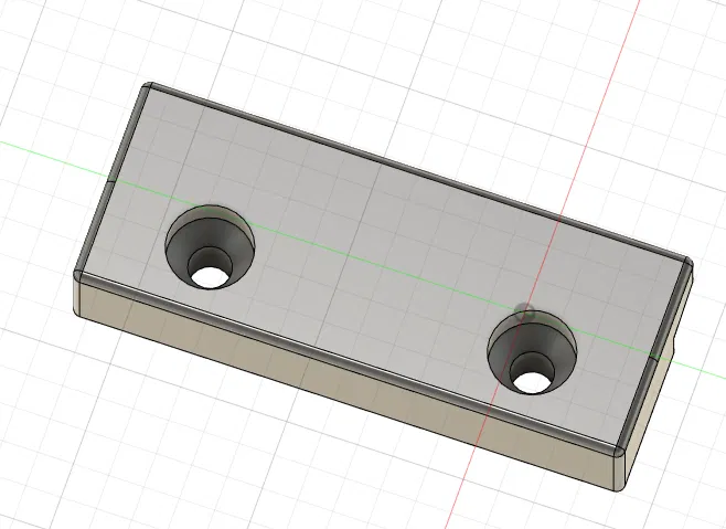 Pát 2 lỗ vít cho Kệ Nấm Lớn có đế treo tường chắc chắn - Image 1