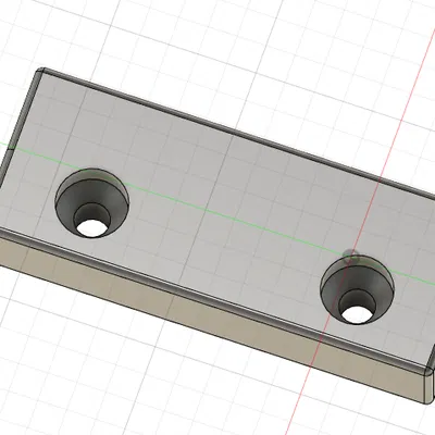 Pát 2 lỗ vít cho Kệ Nấm Lớn có đế treo tường chắc chắn