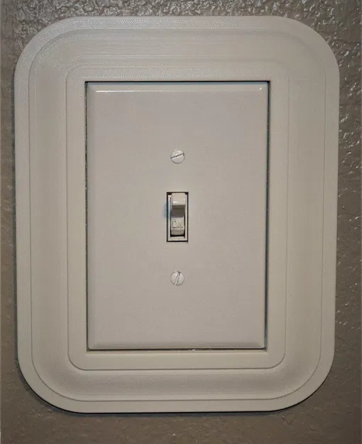 Khung cho mặt ổ cắm công tắc cỡ lớn 3.5" x 5.25" - Image 1