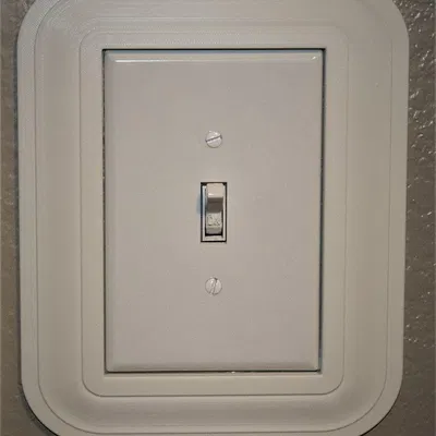 Khung cho mặt ổ cắm công tắc cỡ lớn 3.5" x 5.25"