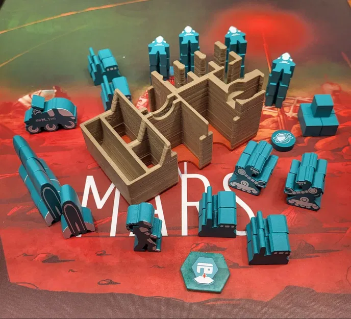 On Mars: Khay Đựng Token Người Chơi - Image 2