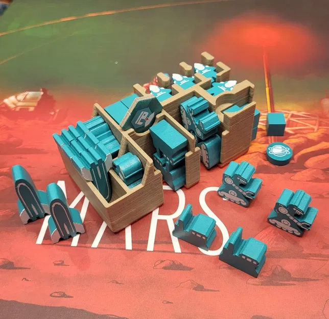 On Mars: Khay Đựng Token Người Chơi - Image 3