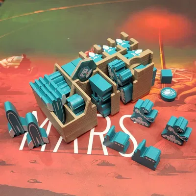 On Mars: Khay Đựng Token Người Chơi