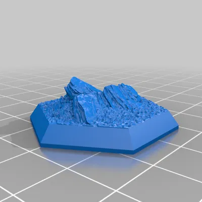 Bộ Đế Lục Giác - Chủ đề Đá