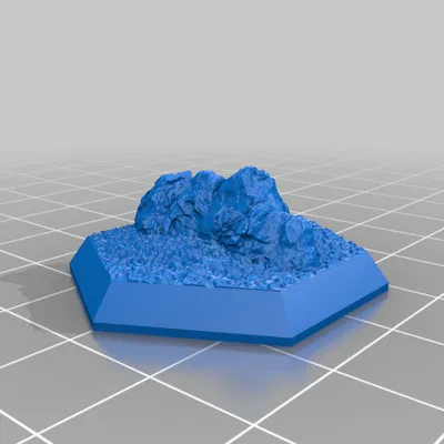 Bộ Đế Lục Giác - Chủ đề Đá