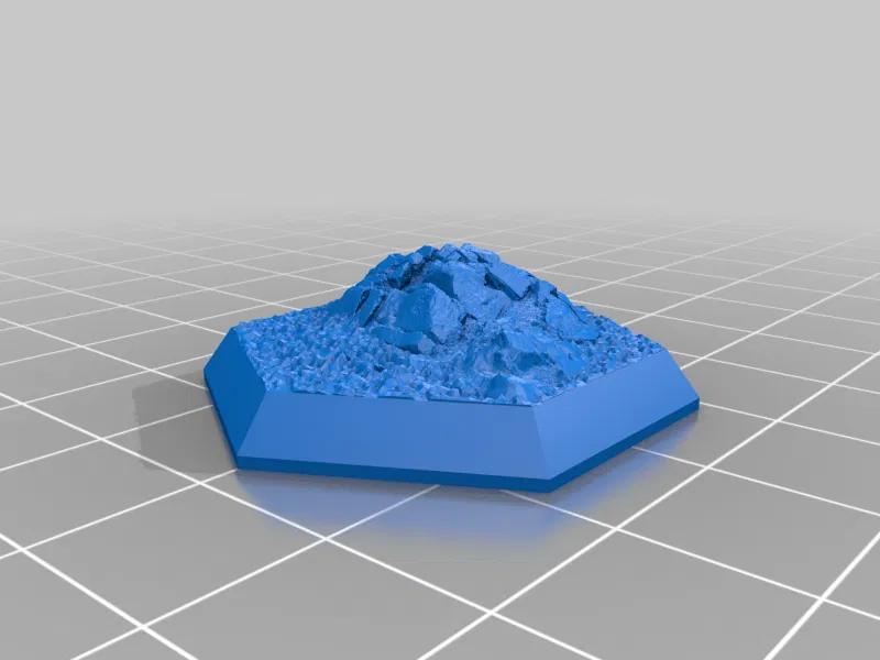 Bộ Đế Lục Giác - Chủ đề Đá - Image 7