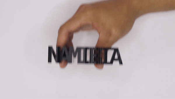 Bản đồ Namibia Chữ Lật (Namibian map text-flip)