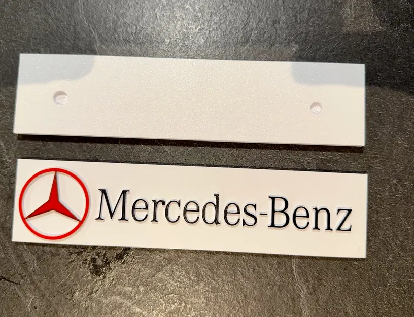 Biển quảng cáo Mercedes cho xe slot car Carrera tỉ lệ 1:24 - Image 2