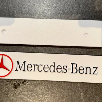 Biển quảng cáo Mercedes cho xe slot car Carrera tỉ lệ 1:24