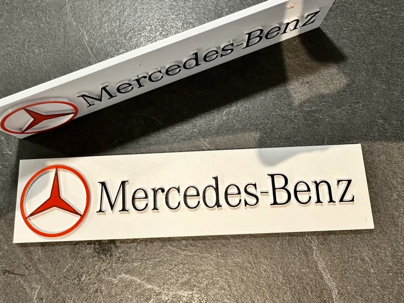 Biển quảng cáo Mercedes cho xe slot car Carrera tỉ lệ 1:24 - Image 3