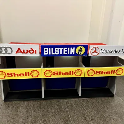 Biển quảng cáo Mercedes cho xe slot car Carrera tỉ lệ 1:24