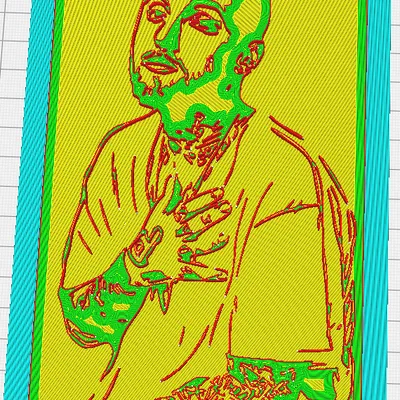 Mô hình chân dung Mac Miller