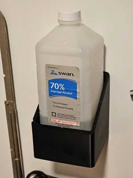 Chân đế chai cồn Isopropyl Alcohol 1L vuông Costco - Image 1