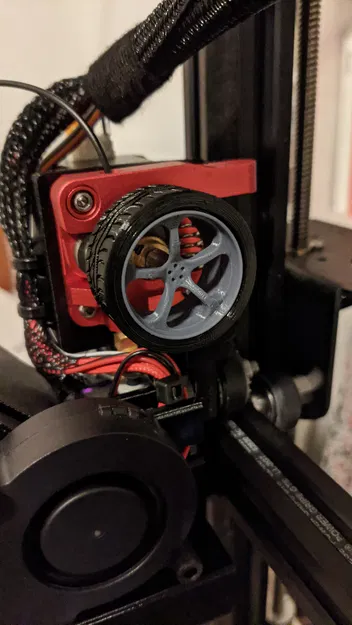 Núm Xoay Bánh Xe Có Lốp Kiểu Mâm Lốp - Image 2