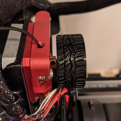 Núm Xoay Bánh Xe Có Lốp Kiểu Mâm Lốp