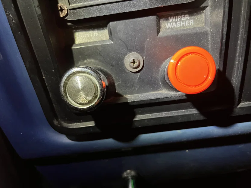 Nút điều khiển cần gạt nước kính chắn gió xe Ford F-100 đời 1975 - Image 1