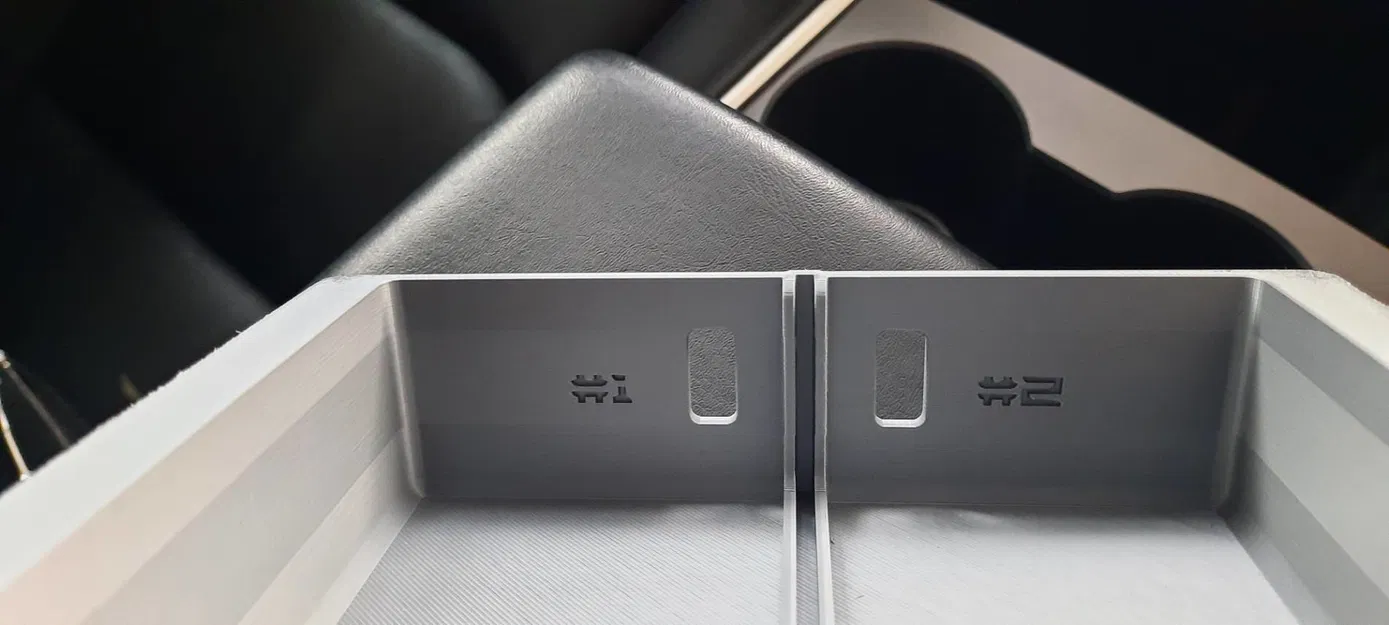 Khay Bệ Trung Tâm Tesla Model 3/Y Có Vách Ngăn Tháo Rời - Image 5