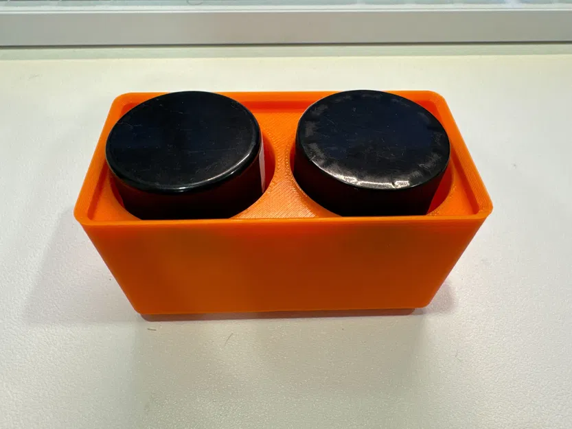 Giá Đỡ 2 Lọ 35MM Gridfinity 2x1x6 - Image 1