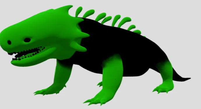 thằn lằn xanh world mưa - Image 1