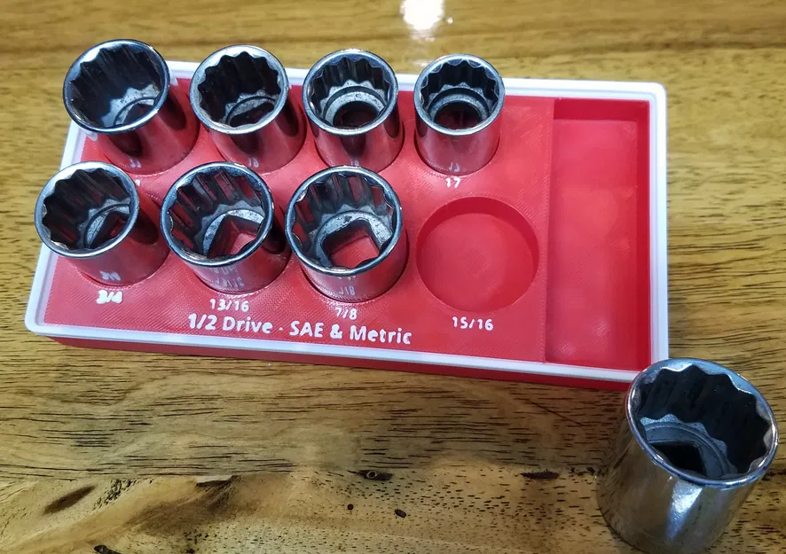 Khay Sắp Xếp Ổ Cắm & Cờ Lê - Gridfinity - Image 2