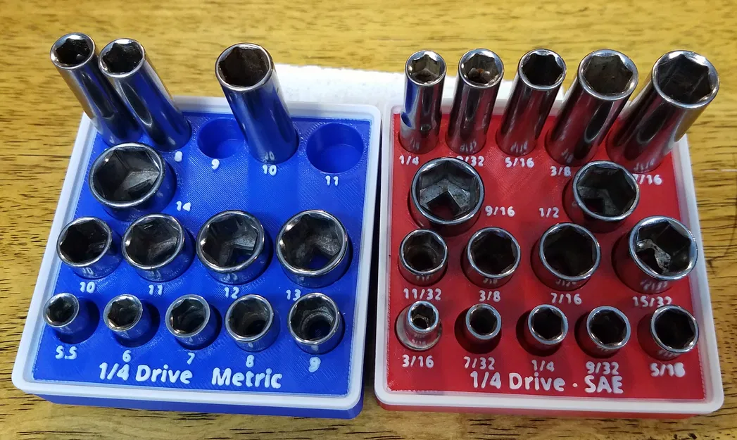 Khay Sắp Xếp Ổ Cắm & Cờ Lê - Gridfinity - Image 4