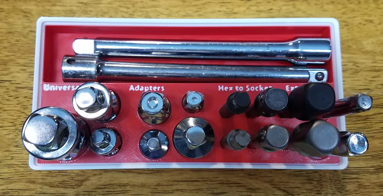 Khay Sắp Xếp Ổ Cắm & Cờ Lê - Gridfinity - Image 5