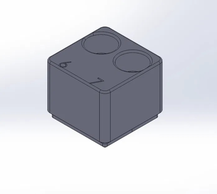 Kệ giữ tuýp 6 và 7mm cho Husky Gridfinity - Image 1