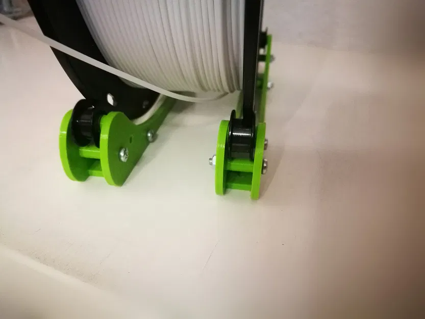 Giá đỡ cuộn dây dạng mỏng có Puli/Vòng bi - Image 3