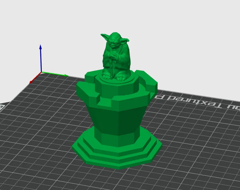 Mô Hình 3D Đài Phun Nước Yoda - Image 1