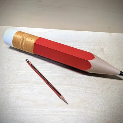 Hộp Đựng Bút Chì Hình Cây Bút Chì Khổng Lồ