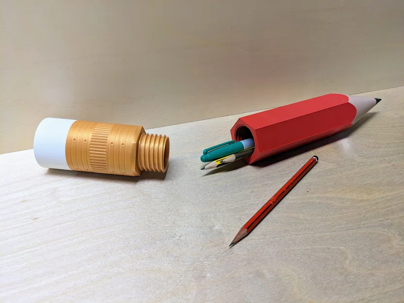 Hộp Đựng Bút Chì Hình Cây Bút Chì Khổng Lồ - Image 3