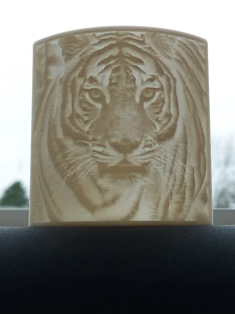 Ảnh Lithophane Hình Hổ - Image 1