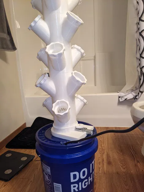 Mô Hình Vườn Thủy Canh Module Xoay 3D - Image 1